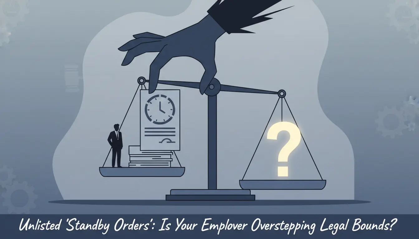 Unlisted 'Standby Orders': Is Your Employer Overstepping Legal Bounds?