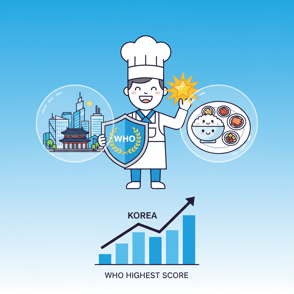World-Class Safety! Korea Hits WHO’s Highest Score in Food Management