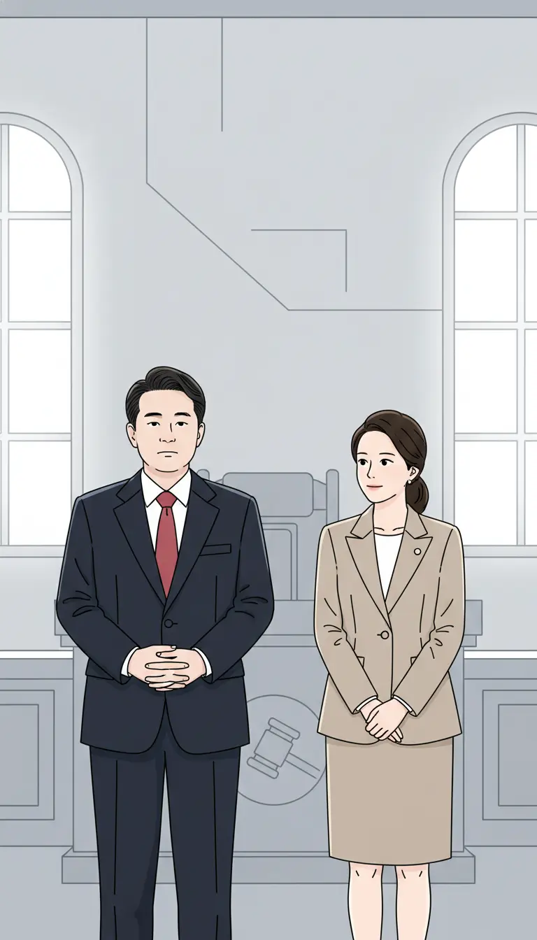 9 Months Apart: Former President Yoon and Wife Kim Keon Hee Reunited in Court