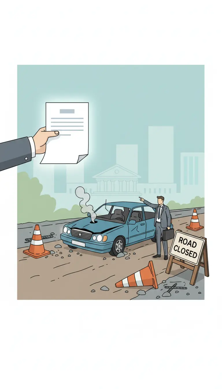 Can You Sue for a Road Accident on an Unfinished Road?