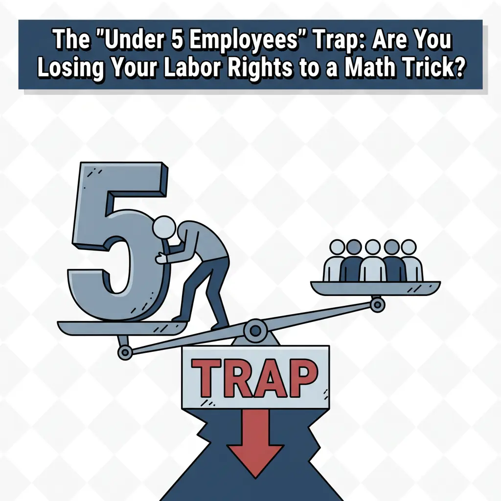 The 'Under 5 Employees' Trap: Are You Losing Your Labor Rights to a Math Trick?