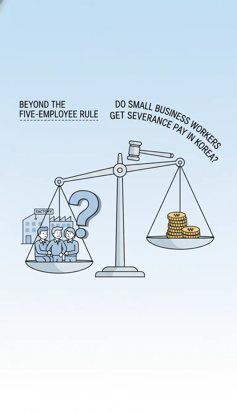 Beyond the Five-Employee Rule: Do Small Business Workers Get Severance Pay in Korea?