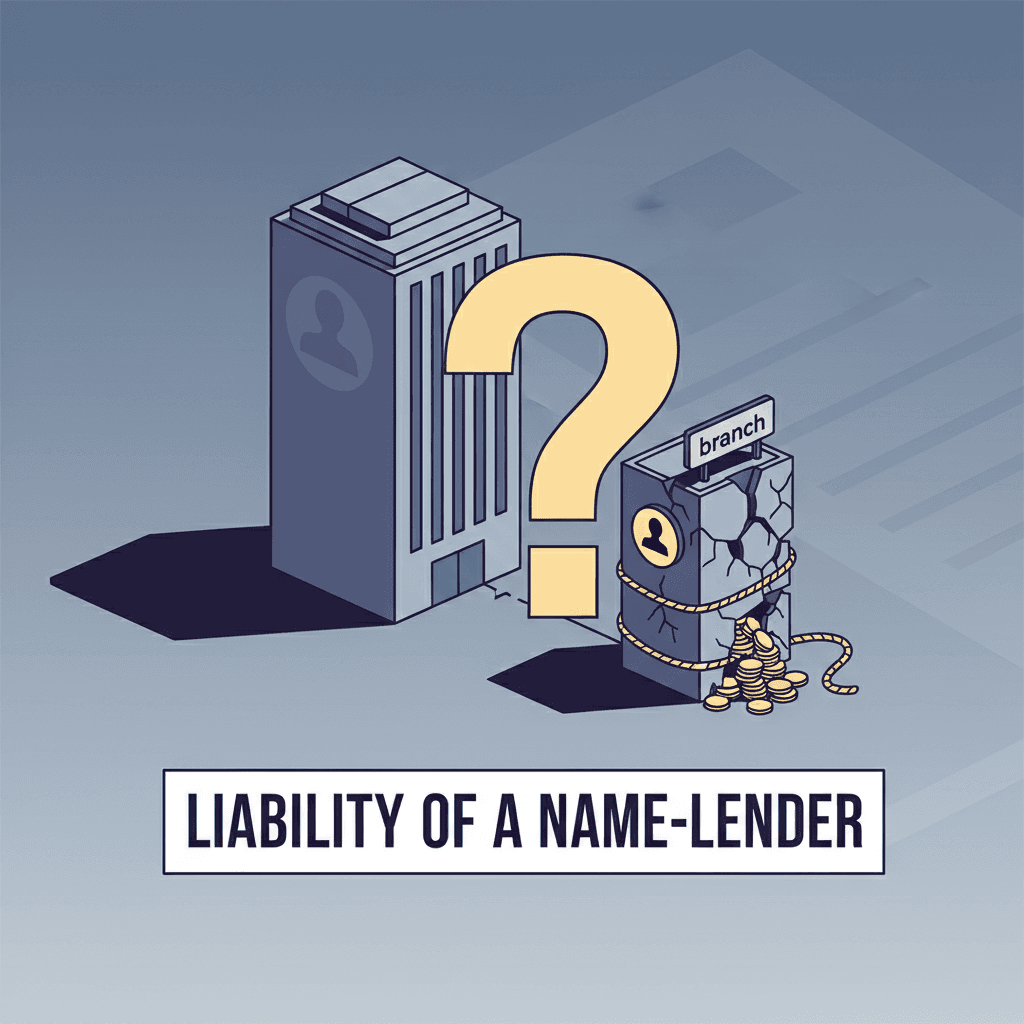 Liability of a Name-Lender: Is the Main Company Responsible for a Branch's Debt?