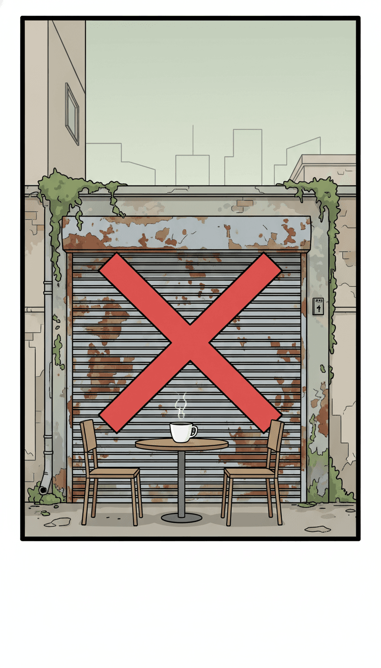 The Rusty Parking Trap: Why You Can’t Just Turn an Unused Garage into a Cafe
