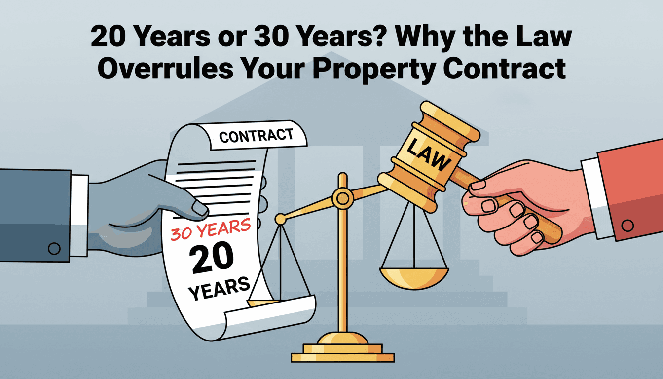20 Years or 30 Years? Why the Law Overrules Your Property Contract